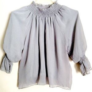 Miss Rabbit*(6X) YOUTH Girls Chiffon Sheer TOP NNT